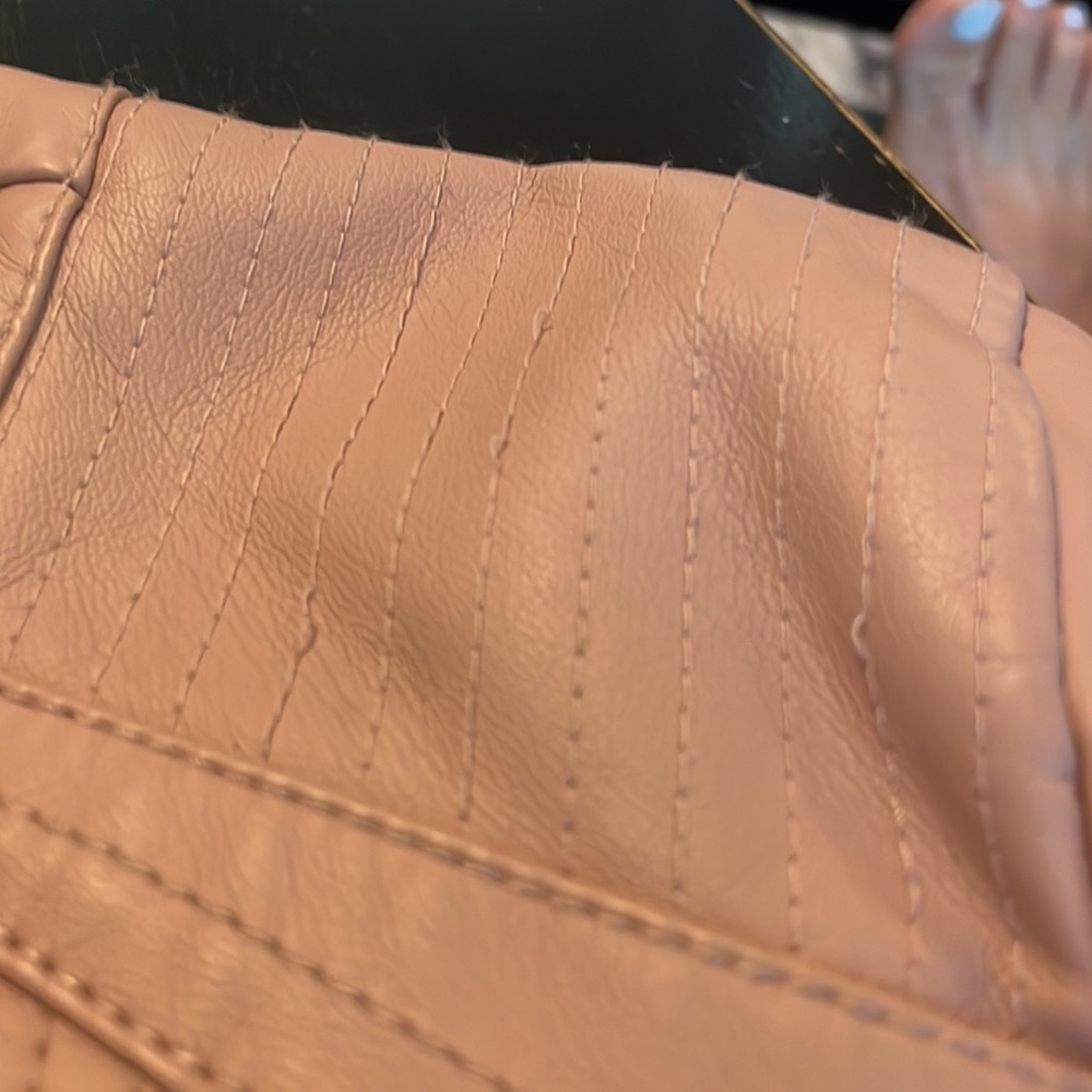 JouJou Vegan Leather Cabaret Moto Jacket Size S - Picture 6 of 6